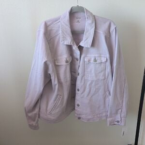 Sonoma Men's Light Purple Denim Jacket